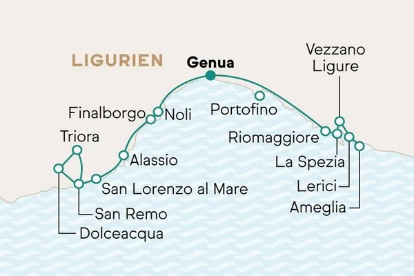 Die schönsten Dörfer Liguriens