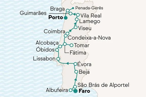 Erlebnisreise von der Algarve bis zum Minho