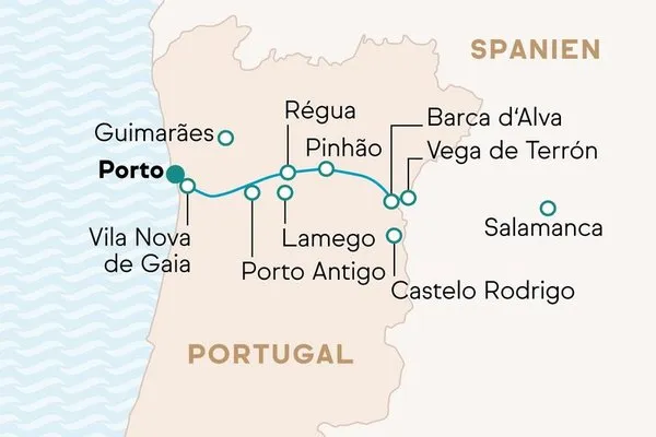 Flusskreuzfahrt mit der A-ROSA auf dem Douro