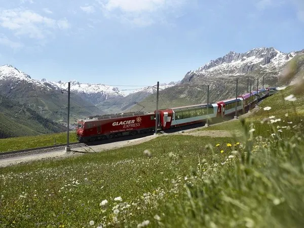 Glacier Express Zug um Zug,Glacier Express Zug um Zug, 4 Sterne/2. Klasse