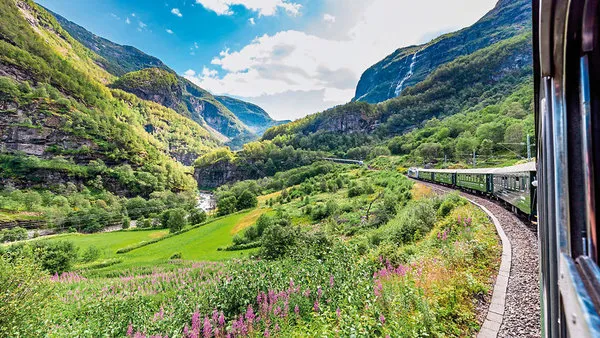 Mit Schiff und Bahn von Oslo nach Bergen,Mit Schiff und Bahn von Oslo