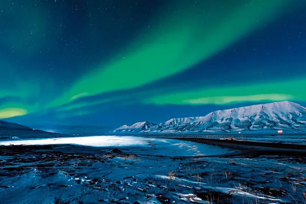 Naturwunder Spitzbergen,Polarlichtpfade von Tromsø nach Spitzbergen