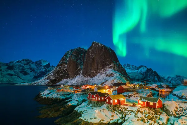 Norwegens Schneewelten,Polarlichter in Norwegen entdecken
