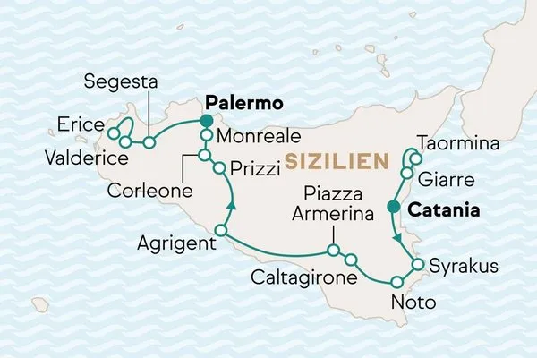 Siziliens schönste Seiten entspannt entdecken (ab Palermo)