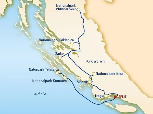 Standortrundreise - Kroatien