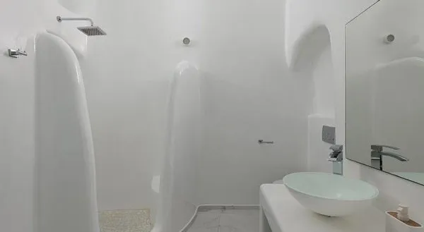 White Concept Caves
