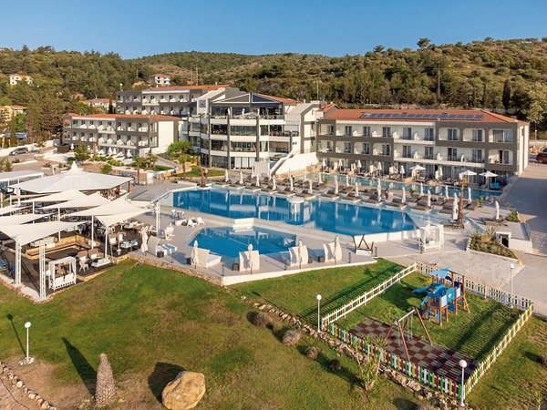 Blue Dream Palace Luxury Beach Resort in Limenaria All Inclusive Ferien